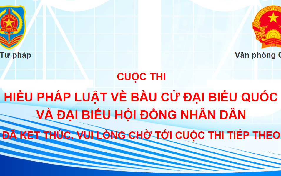 Trao 36 giải thưởng cho cuộc thi trực tuyến Tìm hiểu pháp luật về bầu cử ĐBQH và Đại biểu HĐND