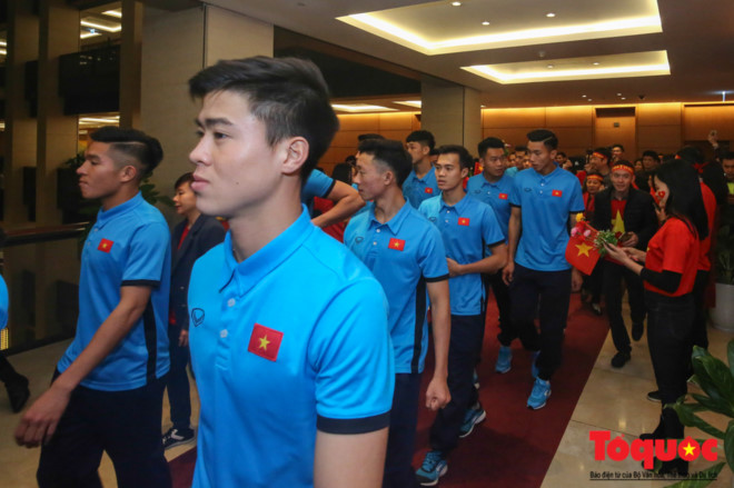Chủ tịch Quốc hội Nguyễn Thị Kim Ngân gặp gỡ đội tuyển U23 Việt Nam