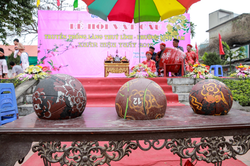 Sống lại tinh thần thượng võ tại lễ hội Vật cầu Thuý Lĩnh