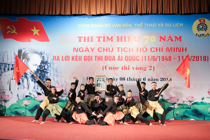 Những hình ảnh trong cuộc thi Tìm hiểu 70 năm ngày Chủ tịch Hồ Chí Minh kêu gọi thi đua ái quốc