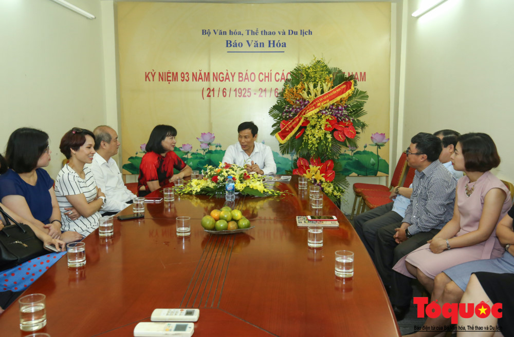 Bộ trưởng Bộ VHTTDL Nguyễn Ngọc Thiện chúc mừng các cơ quan báo chí nhân dịp 21/6