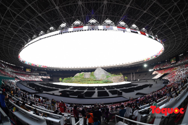 Những hình ảnh tại Lễ khai mạc ASIAD 2018