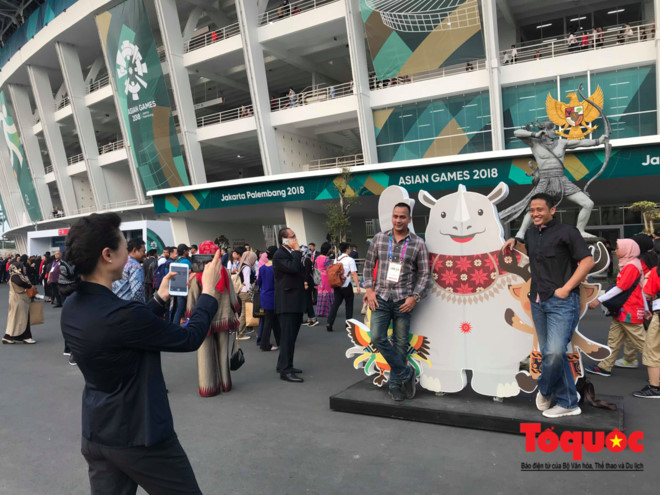 Những hình ảnh tại Lễ khai mạc ASIAD 2018