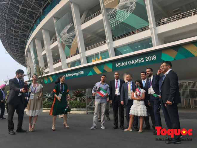 Những hình ảnh tại Lễ khai mạc ASIAD 2018