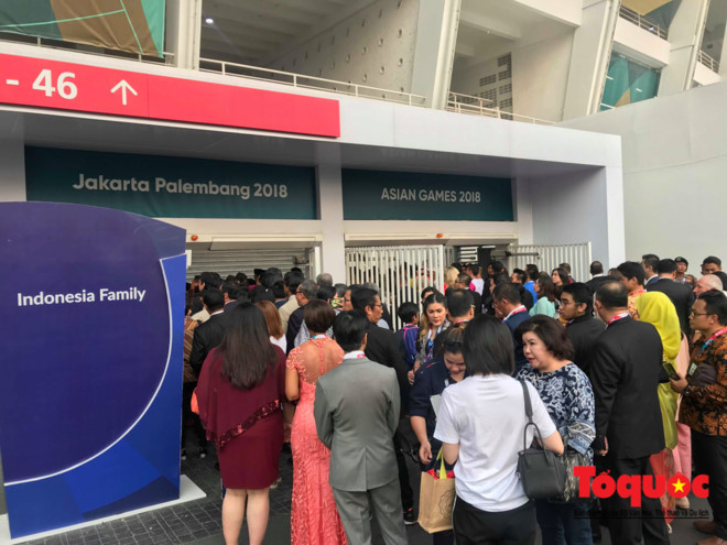 Những hình ảnh tại Lễ khai mạc ASIAD 2018