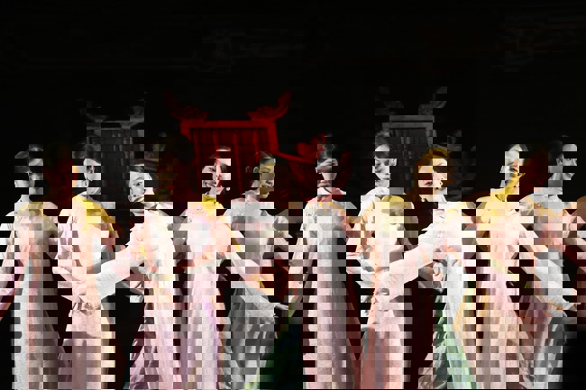 Ảnh: Chương trình nghệ thuật đặc sắc tại Lễ kỷ niệm 70 năm ngày thành lập Nhà hát Múa rối Việt Nam  - Ảnh 10.