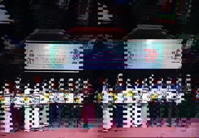 Ảnh: Chương trình nghệ thuật đặc sắc tại Lễ kỷ niệm 70 năm ngày thành lập Nhà hát Múa rối Việt Nam  - Ảnh 19.