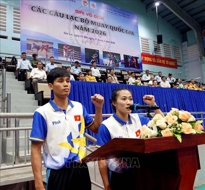 Khai mạc Giải Vô địch các câu lạc bộ Muay quốc gia năm 2026 - Ảnh 2.