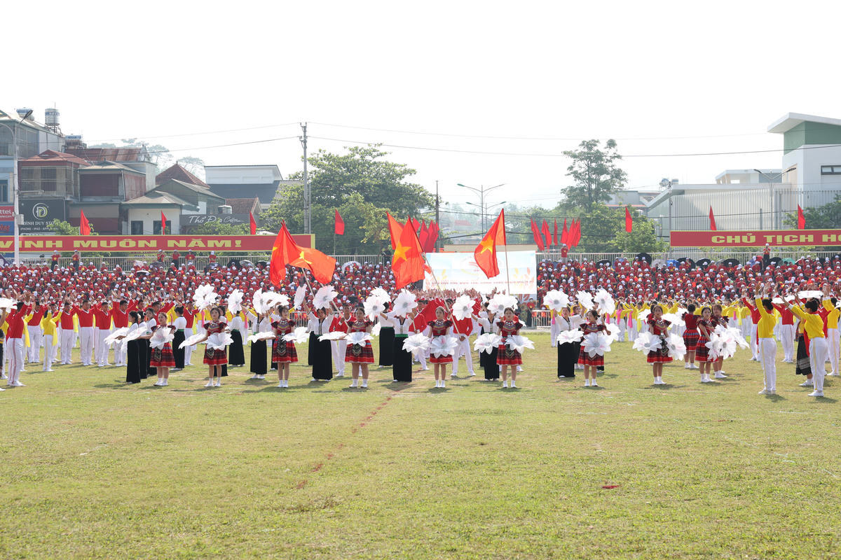 Khai mạc Đại hội Thể dục thể thao tỉnh Điện Biên lần thứ XII