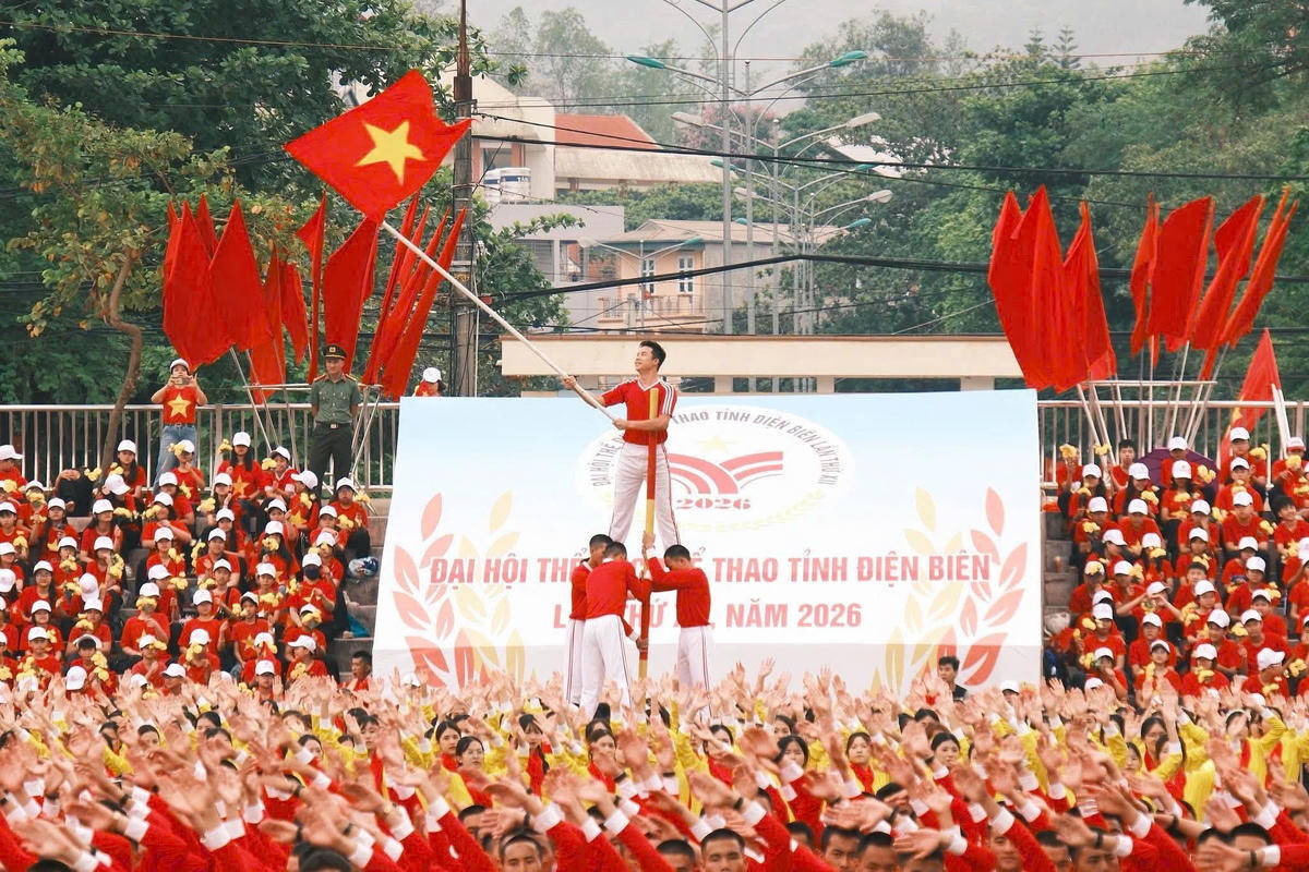 Khai mạc Đại hội Thể dục thể thao tỉnh Điện Biên lần thứ XII