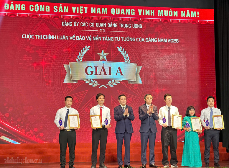Đảng bộ các cơ quan Đảng Trung ương: Tôn vinh 34 tác phẩm đạt giải Cuộc thi chính luận bảo vệ nền tảng tư tưởng của Đảng - Ảnh 1.