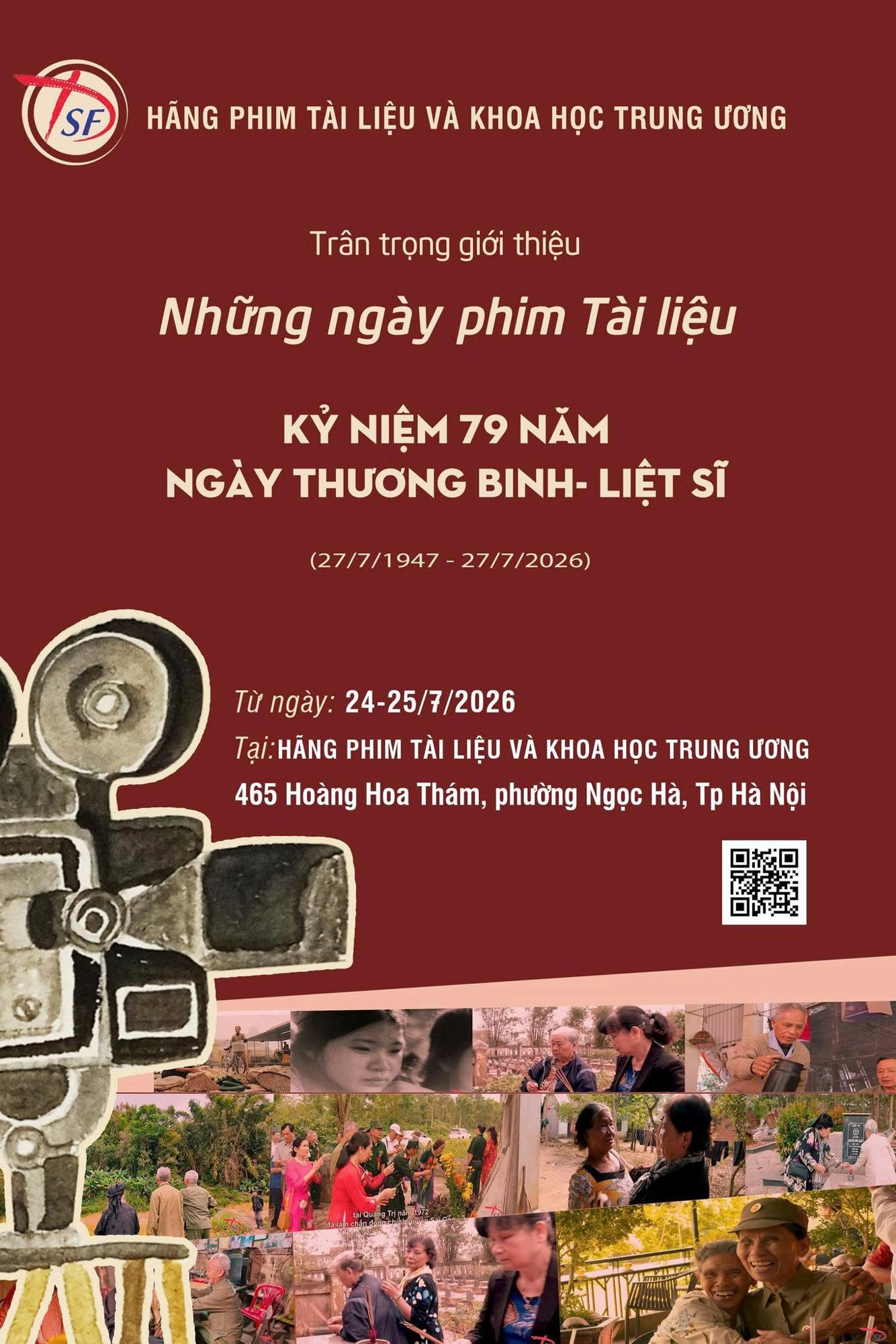 Chiếu 9 bộ phim tài liệu nhân kỷ niệm 79 năm Ngày Thương binh - Liệt sĩ - 1