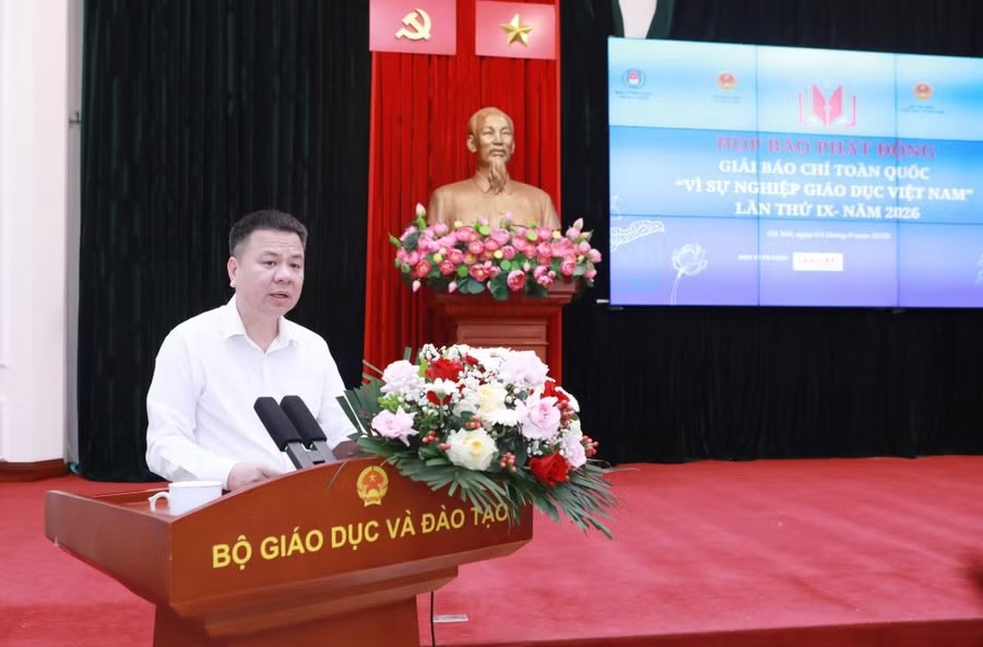 Phát động Giải Báo chí toàn quốc “Vì sự nghiệp Giáo dục Việt Nam” lần thứ IX năm 2026 - ảnh 3