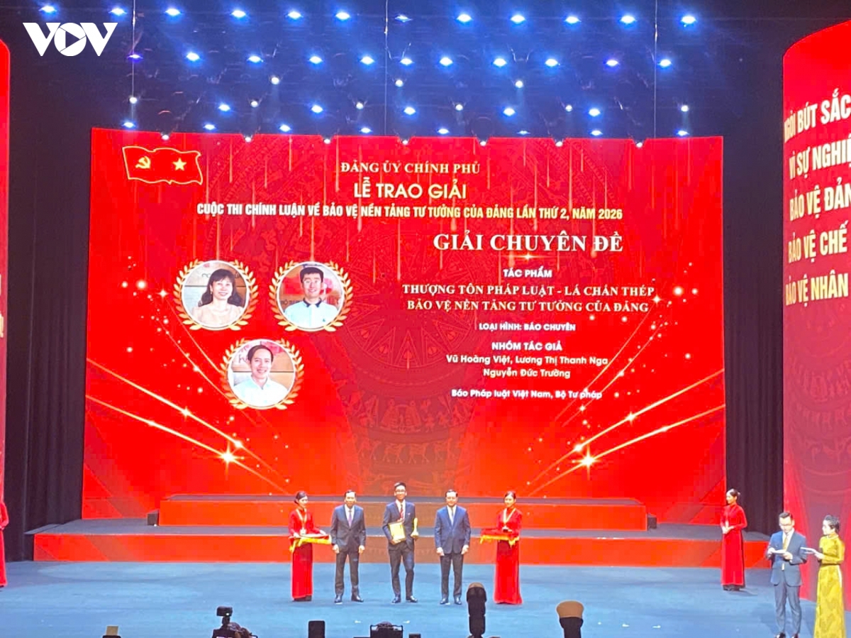 Đảng ủy Chính phủ trao giải cuộc thi chính luận bảo vệ nền tảng tư tưởng của Đảng - 3