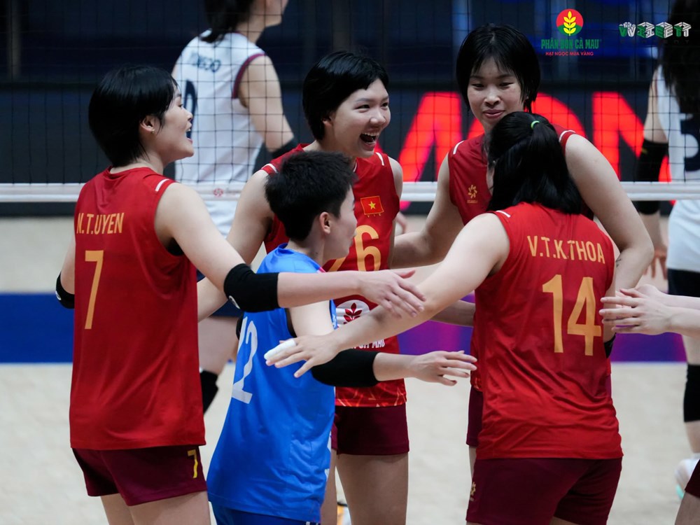 Tuyển bóng chuyền nữ Việt Nam thắng trận đầu tại giải châu Á 2026 - ảnh 1