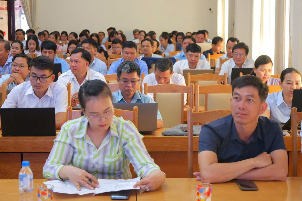 Quảng Ngãi tập huấn nghiệp vụ văn hóa cơ sở và công tác gia đình - ảnh 1