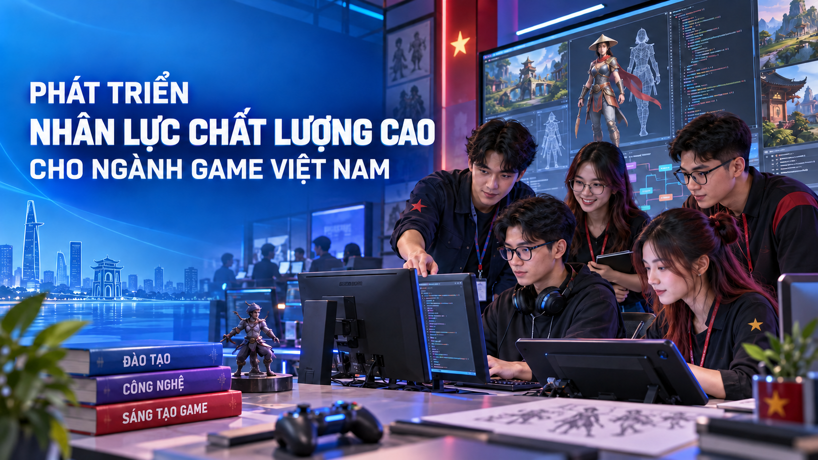 Phát triển nhân lực chất lượng cao cho ngành game Việt Nam