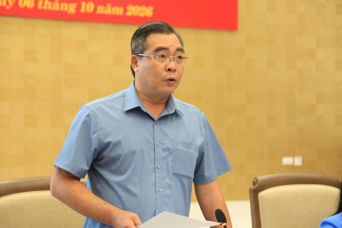 Ông Nông Việt Yên - Giám đốc Sở Văn hóa, Thể thao và Du lịch tỉnh Lào Cai thông tin về Lễ hội. Ảnh: Ngô Hùng.