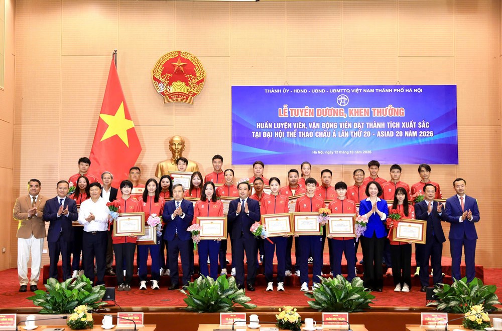 Hà Nội tuyên dương, khen thưởng HLV, VĐV đạt thành tích xuất sắc tại ASIAD 20 - ảnh 3