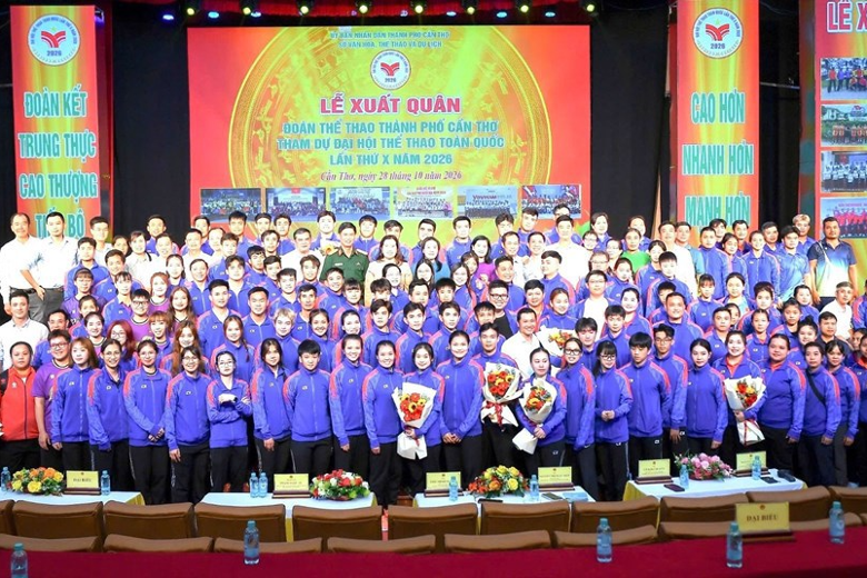 Cần Thơ phấn đấu giành 34 HCV tại Đại hội Thể thao toàn quốc 2026