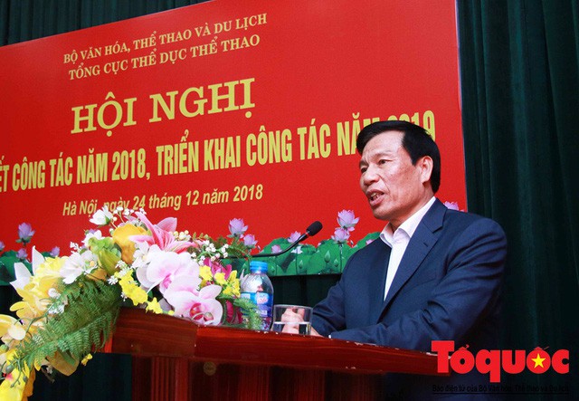 Tổng cục Thể dục thể thao tổ chức Hội nghị Tổng kết  năm 2018 và triển khai công tác năm 2019  - Ảnh 1.