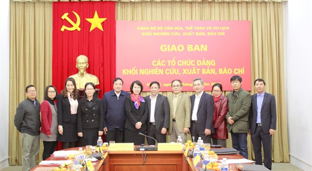 Giao ban các tổ chức Đảng khối Nghiên cứu, xuất bản, báo chí - Ảnh 2.