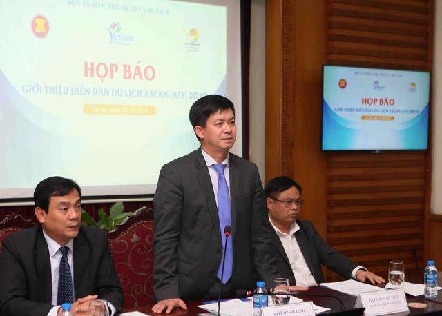 Thứ trưởng Lê Quang Tùng chủ trì họp báo giới thiệu về Diễn đàn Du lịch ASEAN (ATF) 2019 - Ảnh 1.