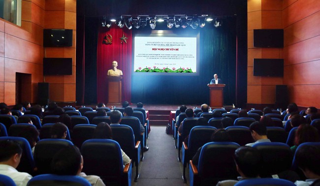 Bộ VHTTDL tổ chức Hội nghị chuyên đề quán triệt Quy định số 08 của Ban Chấp hành Trung ương Đảng - Ảnh 1.