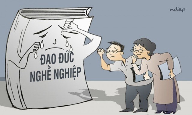 Bài 1: Đạo đức người giáo viên xuống cấp: Những con sâu làm rầu nồi canh - Ảnh 2.