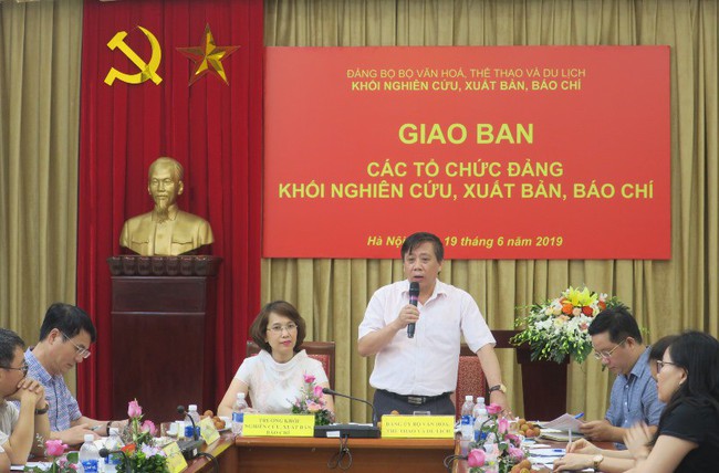 Hội nghị Giao ban các tổ chức Đảng khối Nghiên cứu, xuất bản, báo chí - Ảnh 1.