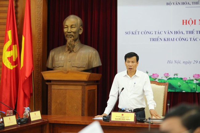 Bộ trưởng Nguyễn Ngọc Thiện: Ngành VHTTDL cần quyết liệt thực hiện nhiệm vụ những tháng cuối năm - Ảnh 1.
