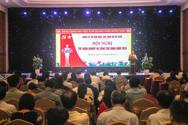 Bộ VHTTDL tổ chức Hội nghị tập huấn công tác Đảng năm 2019 - Ảnh 2.