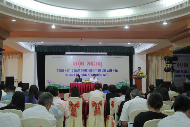 Tổng kết 10 năm thực hiện tiêu chí văn hóa trong xây dựng nông thôn mới - Ảnh 3.