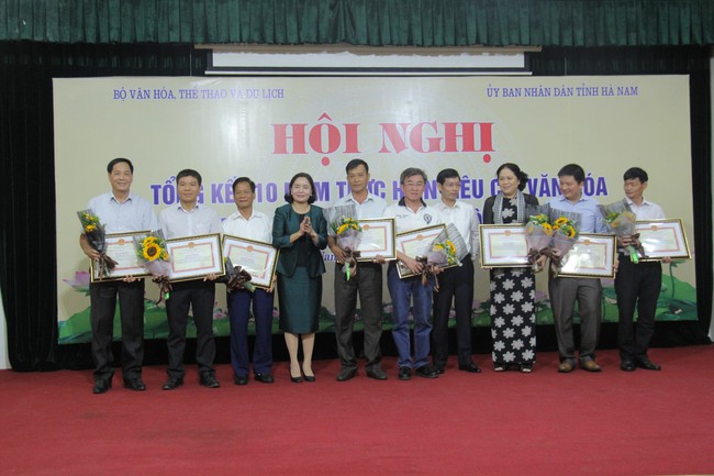 Tổng kết 10 năm thực hiện tiêu chí văn hóa trong xây dựng nông thôn mới - Ảnh 5.