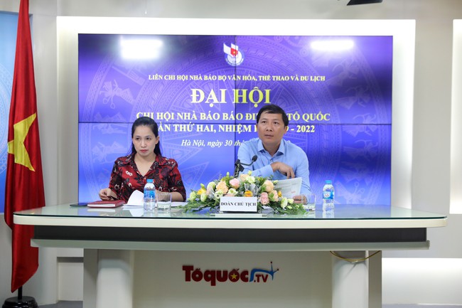 Đại hội Chi hội Nhà báo Báo điện tử Tổ Quốc nhiệm kỳ 2019-2022 - Ảnh 1.