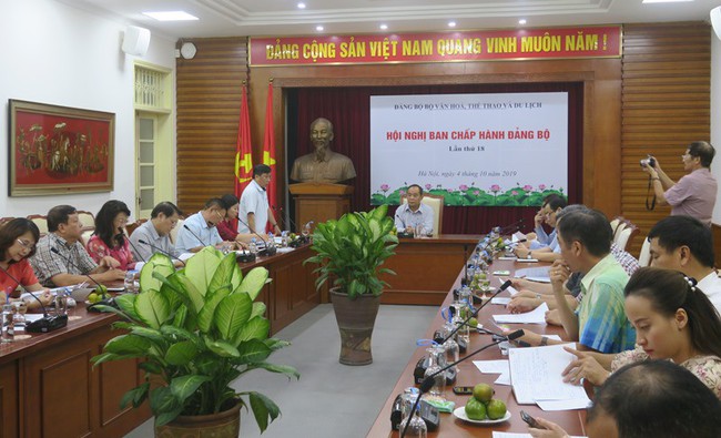 Hội nghị Ban chấp hành Đảng bộ Bộ VHTTDL lần thứ 18 - Ảnh 2.