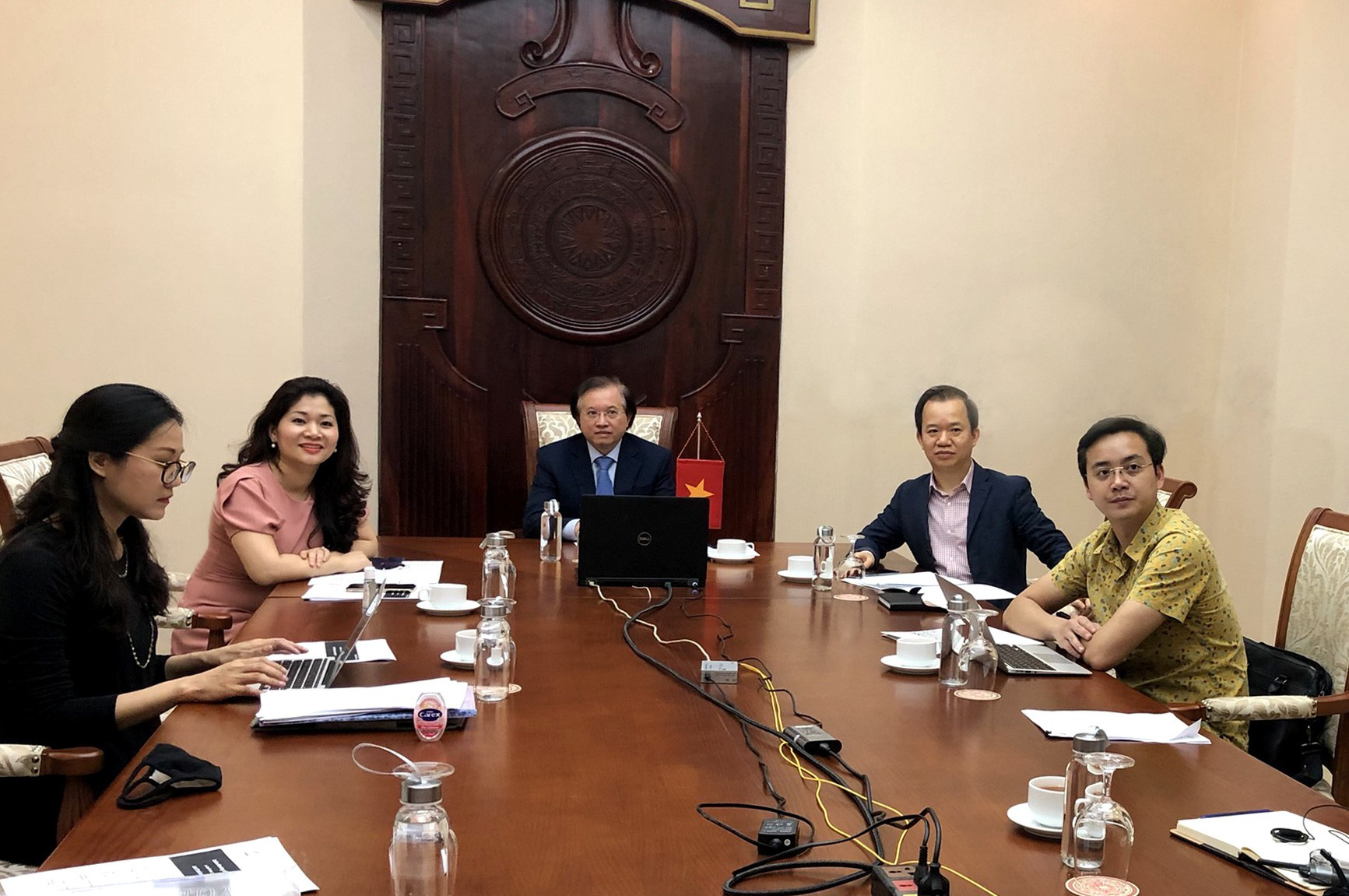 Hội nghị trực tuyến Bộ trưởng Văn hoá UNESCO - Ảnh 3.