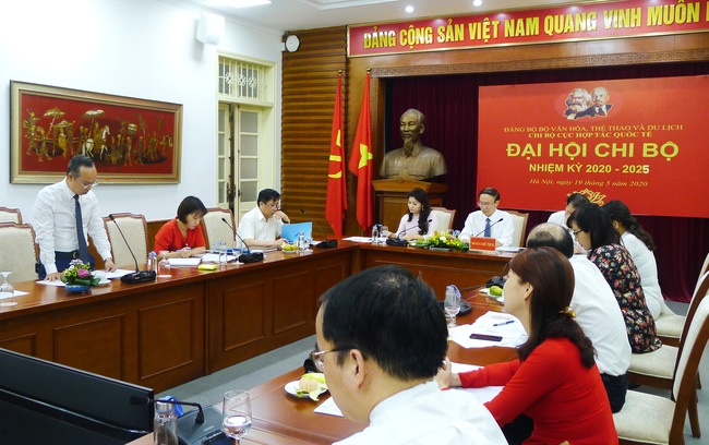 Chi bộ Cục Hợp tác quốc tế tổ chức Đại hội Chi bộ nhiệm kỳ 2020- 2025 - Ảnh 7.