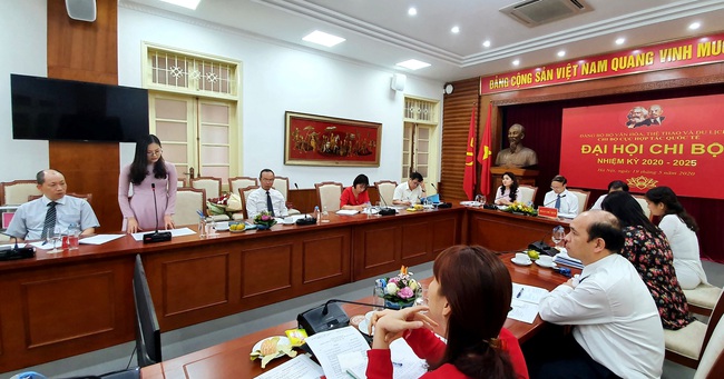 Chi bộ Cục Hợp tác quốc tế tổ chức Đại hội Chi bộ nhiệm kỳ 2020- 2025 - Ảnh 9.