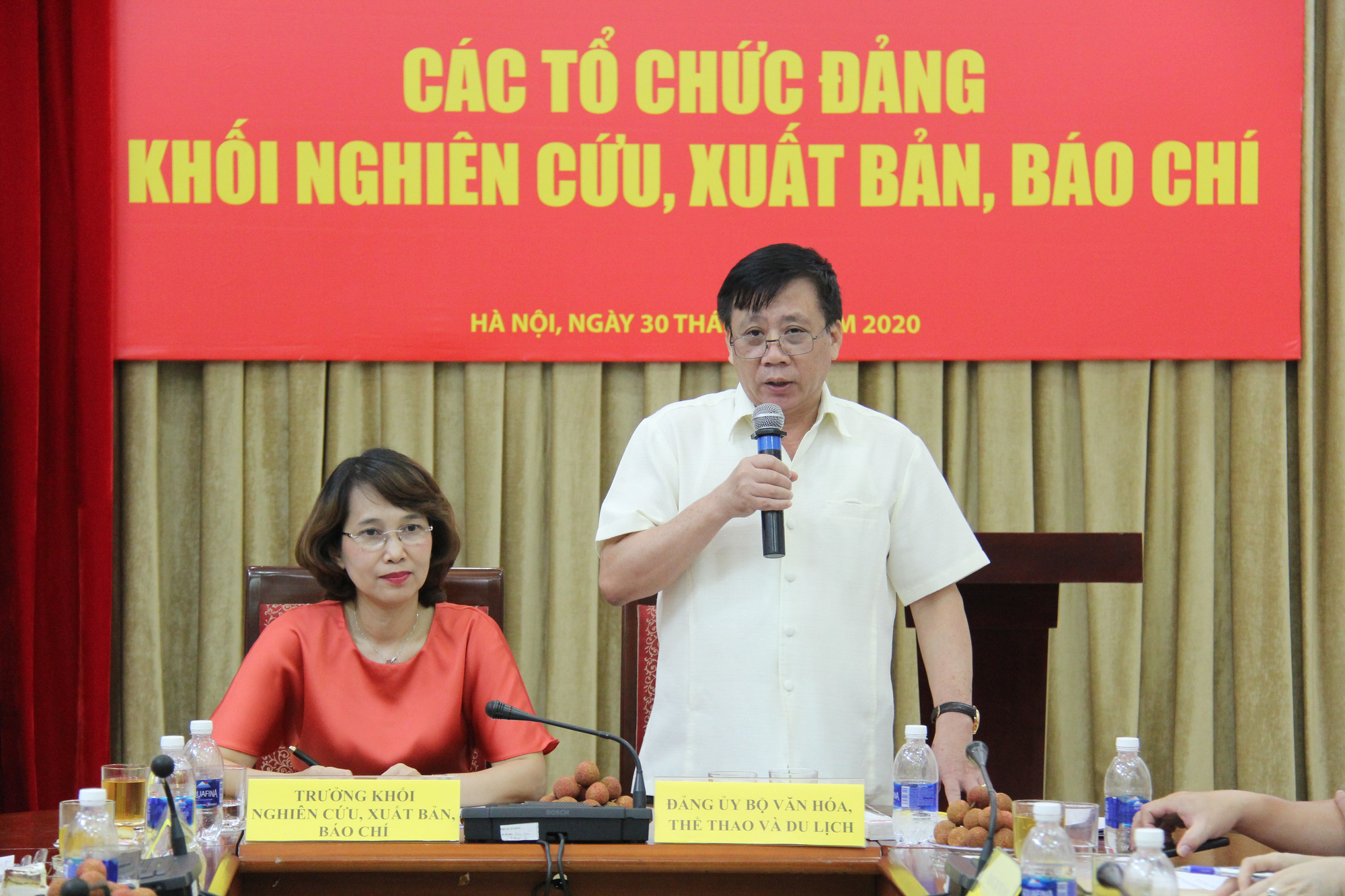 Giao ban các tổ chức Đảng Khối Nghiên cứu, Xuất bản, Báo chí - Ảnh 1.