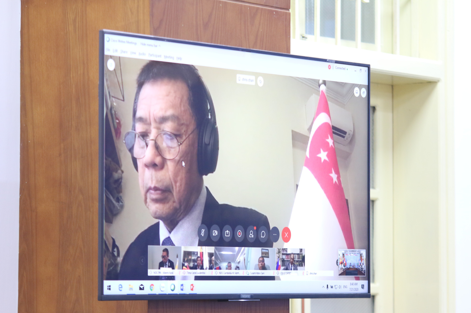 Khai mạc Hội nghị trực tuyến Liên đoàn thể thao Đông Nam Á lần thứ nhất năm 2020 - Ảnh 2.
