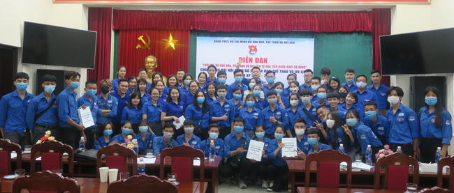 Sôi nổi Diễn đàn Tuổi trẻ Bộ VHTTDL tự hào tiến bước dưới cờ Đảng - Ảnh 4.
