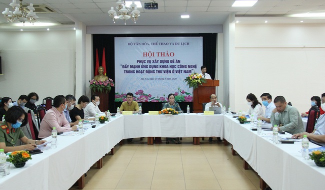Hội thảo phục vụ xây dựng Đề án "Đẩy mạnh ứng dụng khoa học và công nghệ trong hoạt động thư viện tại Việt Nam đến năm 2025, định hướng đến năm 2030" - Ảnh 2.