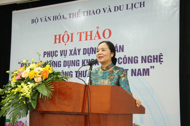 Hội thảo phục vụ xây dựng Đề án "Đẩy mạnh ứng dụng khoa học và công nghệ trong hoạt động thư viện tại Việt Nam đến năm 2025, định hướng đến năm 2030" - Ảnh 1.