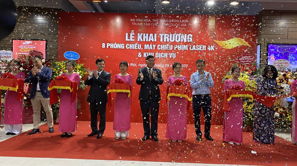 Trung tâm Chiếu phim Quốc gia tưng bừng khai trương 8 phòng chiếu - Ảnh 1.