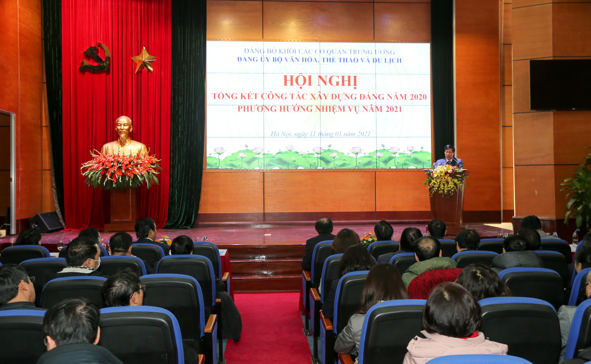 Đảng ủy Bộ VHTTDL tổng kết công tác xây dựng Đảng năm 2020 - Ảnh 5.