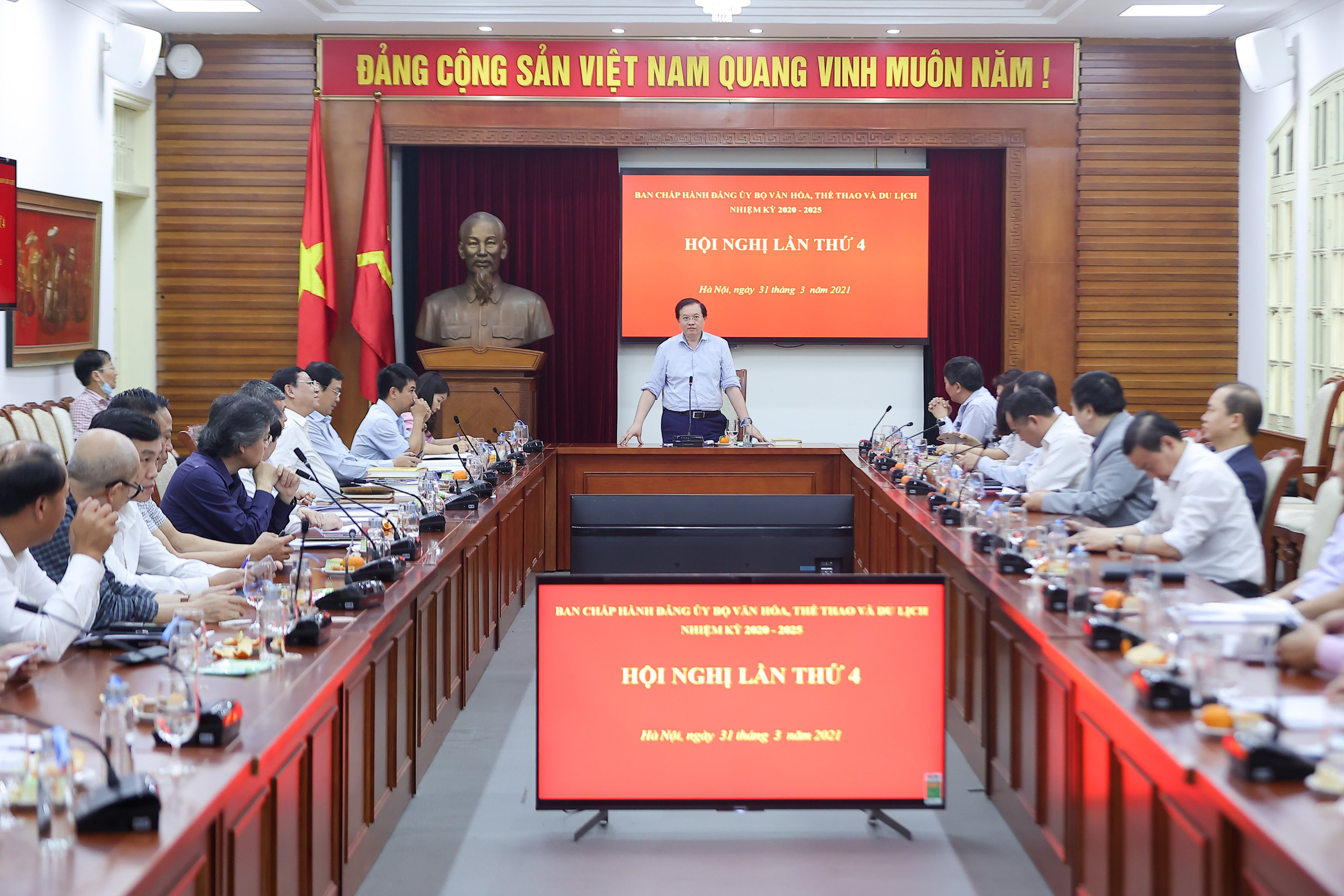 Hội nghị Ban chấp hành Đảng bộ Bộ VHTTDL lần thứ 3 - Ảnh 3.