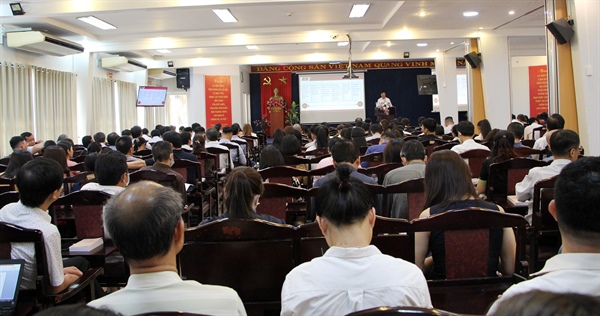Đảng ủy Khối cơ sở Bộ VHTTDL tổ chức Hội nghị quán triệt Nghị quyết Đại hội XIII của Đảng - Ảnh 1.