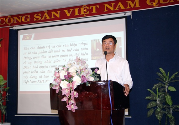 Đảng ủy Khối cơ sở Bộ VHTTDL tổ chức Hội nghị quán triệt Nghị quyết Đại hội XIII của Đảng - Ảnh 2.