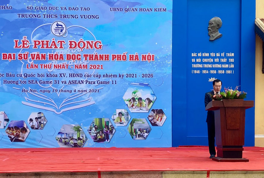 Phát động cuộc thi Đại sứ văn hóa đọc thành phố Hà Nội năm 2021 - Ảnh 1.